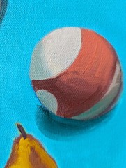Pair of Dystopian Surrealist Still Life Art Paintings – 16×24 Canvas – UNSIGNED