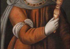 17th Century Italian Old Master Portrait Of Queen Joanne Of Castile (1479-1555)