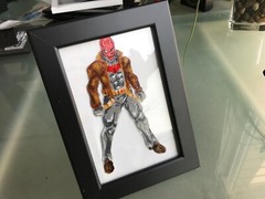 Red Hood Glass Fan Pop Art BATMAN UNDER THE HOOD Painting DC Comics