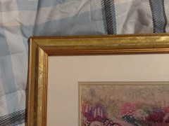Vintage „Garden Fantasy“ Pastel Painting Drawing Barbara Pappendick GC