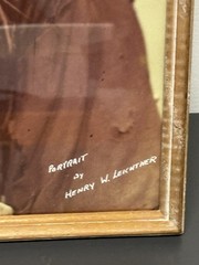 EMMETT KELLY portrait by Henry W. Leichtner A Shane Frame from Jossem Brothers