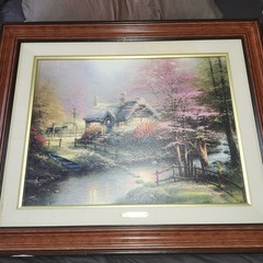 Thomas Kinkade Sweetheart Cottage II Stepping Stone Cottage No Coa See Photos