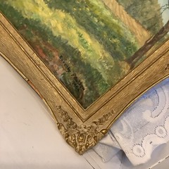 vintage original oil painting signed framed 1964 By Dorothy Paulsen 23.8 in”