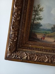 CARL EDUARD AHRENDTS (1822-1898) | Wooded Country Road | ORIGINAL Oil Painting