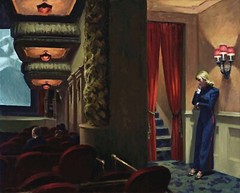New York Movie Painting by Edward Hopper Art Reproduction