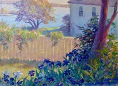 Ernest G. Principato (1945-) „Summer Sailing“ Original Oil Landscape Painting