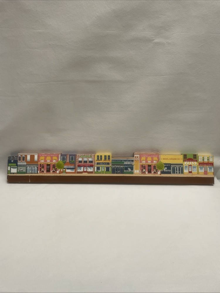 Double Sided Storefronts Decoration Wood 32 in Long 4.75