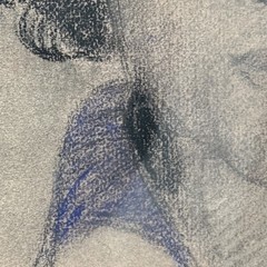 Ruth Newton Swain Original Pastel Portrait Painting Signed CA Modernist 1930s