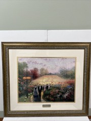 Vintage “Garden Party” Signed Thomas Kinkade Limited Edition 30”X26” – NO COA
