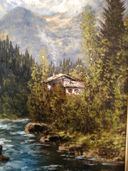 KURT MOSER (1926-1982) Oil Painting on Canvas 15 1/2″ x 30″