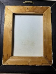„A River Landscape Scene“ Oil Painting – Framed