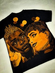 ARCANE: Ekko X Powder (Jinx) Bleach Artwork, High Quality Black Shirt