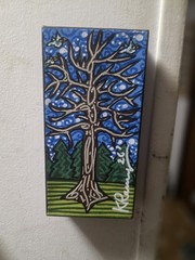 Kip Ramey Folk Artist Southern Georgia Tree Of Life Painting