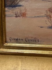 ANTIQUE CALIFORNIA LANDSCAPE PAINTING GORDON COUTTS FAMOUS OIL 1920’S LISTED