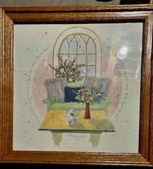 14×14 Framed And Signed by D.Morgan Wall Art