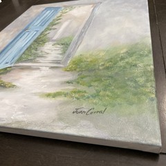 Original Acrylic Painting on canvas 16”x 20” COA Signed By Juan Corral