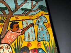 Zimbabwe Africa Artists Project Art•By MILCAH•Oil Painting•Twins Birthday Party