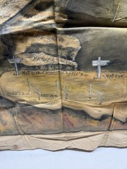 Religious “Stairway to Heaven” Painting on Fabric – Vintage Christian Artwork