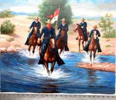 Original Oil Painting – Civil War
