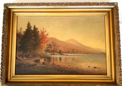 Antique 19th Century Landscape Signed BB Bucklin