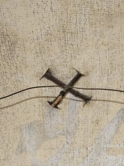 Vintage 1985 CRAIG ROBERTSON „Amazon Stick Man“ 3D Oil Painting on Canvas 20×13