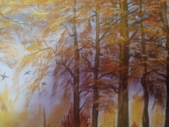 *“VINTAGE LOUISIANA BAYOU SWAMP SCENE OIL PAINTING 18×24 1980 NICE ❤️,! **