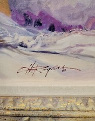 Howard Rogers – Blonde Playmate nude – Oil painting