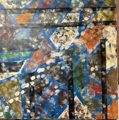 Geo’s Metric Explosion (New) 24x24x1.5 in. Gallery Wrapped Canvas Painting