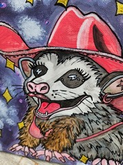 Macabre Dark Creepy Horror Scary Weird Goth Artwork – Pink Possum Club – 8×10