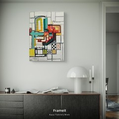 The Mall ORIGINAL Acrylic Painting On 50 x 70 Cm / 19 x 27 In Canvas Wall Art