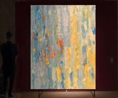 Seascape Mark Little Professional Painting 81” X 62”(6ft 9in)Abstract Modern XL