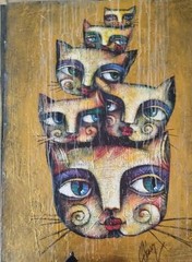 Carlos Cesar cuban Mix On HardCardboard Beautifull Art 60×80 Cm „Eternamente“
