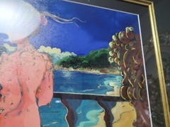 Otto Aguiar Framed Limited Edition Signed Giclee – Afternoon Promenade ***READ**