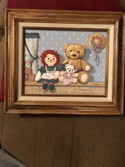 Artistic Impressions Inc. Oil Certified Canvas Painting Raggedy Ann #684647 HTF