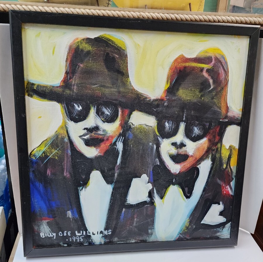 Billy Dee Williams „Two Jazz Singers / Band Members“ Original 26″ x 26″ 1995