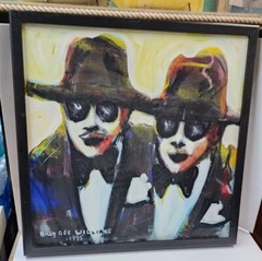 Billy Dee Williams „Two Jazz Singers / Band Members“ Original 26″ x 26″ 1995