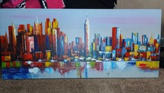 Twin Cities Minnesota Scene Painting Original Art