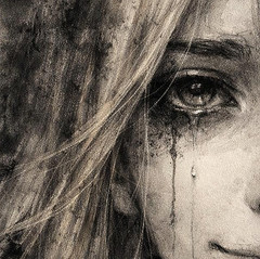 A5 Original Painting Portrait Women – Face Wall Art Decoration print Artwork