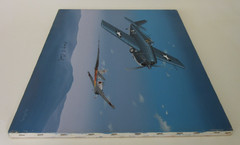 Raymond Waddey Painting F4F Wildcat in Combat Signed Ace Pilot Marion Carl 20×24