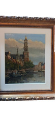 ORIGINAL OIL PAINTING BY PETER (PIETER) EGBERT, NOTED DUTCH ARTIST, EARLY 1900s