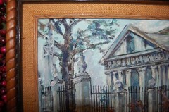 FRAMED ORIGINAL OIL ON CANVAS EL TEMPLETE OLD HAVANA, CUBA ARTIST: HECTO VIDAL