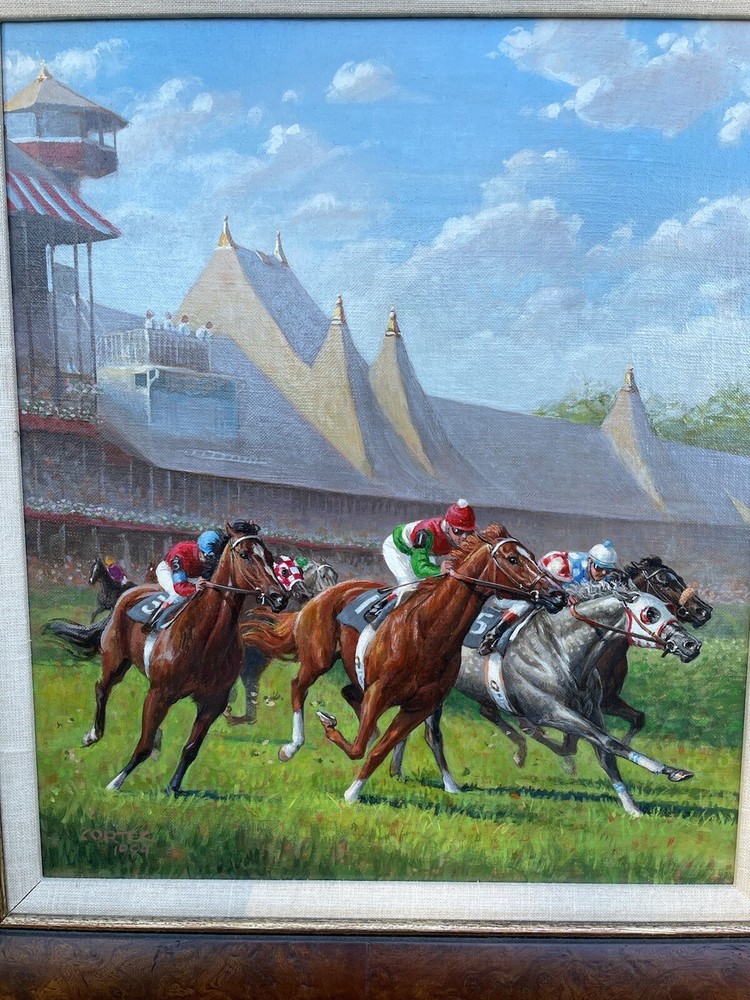 Jenness Cortez Original Acrylic on Linen Signed “Saratoga II” 1994