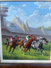 Jenness Cortez Original Acrylic on Linen Signed “Saratoga II” 1994