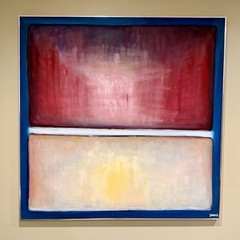 Large 1970s Abstract Color Field Oil Painting – Signed, 4’ x 4’