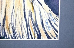 Marge Goethe (American) “Handcrafted in North Carolina” Original Watercolor…