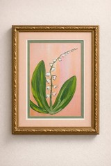 Lily of the Valley Original Painting 11×14 Acrylic Canvas Floral Spring Art