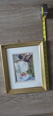 Pair of 2 Fine Art Reproductions Renaissance impressionist Paintings 1880s