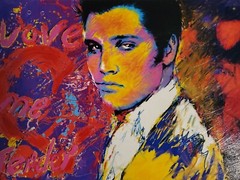 Dominic Pangborn Painting (The King ) Giclee on Canvas Signed & Framed #46/95