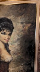 Willi Depre, Deceased German Artist, Art Of Gypsi Girl. Oil On Canvas. 44″X32″