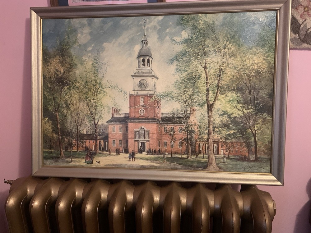 Beautiful Work On Canvas Signed by Artist Original Art by Artist